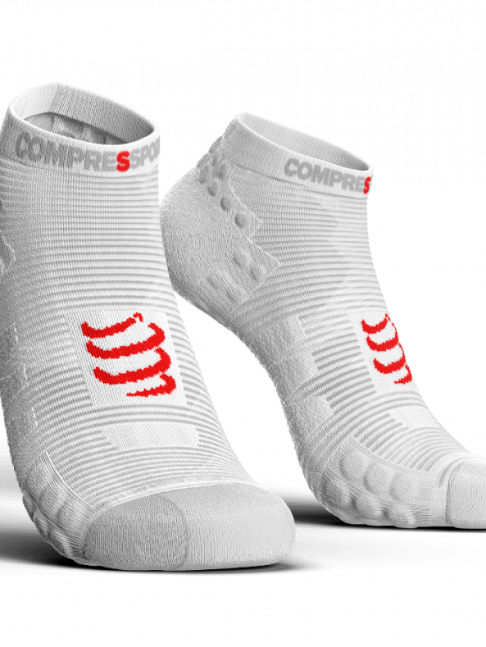 85-COMPRESSPORT V3 LO RUN PRO RACING SOCKS ΛΕΥΚΟ