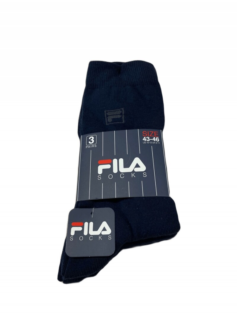 Ανδρικές Κάλτσες  Βαμβακερές Σετ 3 Τεμαχίων FILA 63-F9630FB