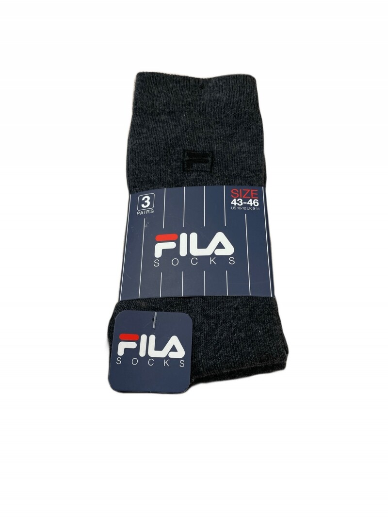 Ανδρικές Κάλτσες  Βαμβακερές Σετ 3 Τεμαχίων FILA 63-F9630FB
