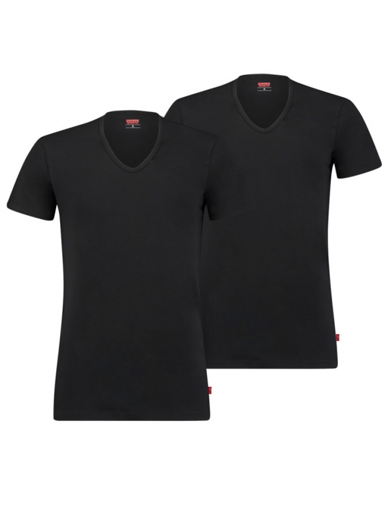 Ανδρική Φανέλα ΚΜ Σετ 2τμχ V-NECK LEVI'S 104-905056001