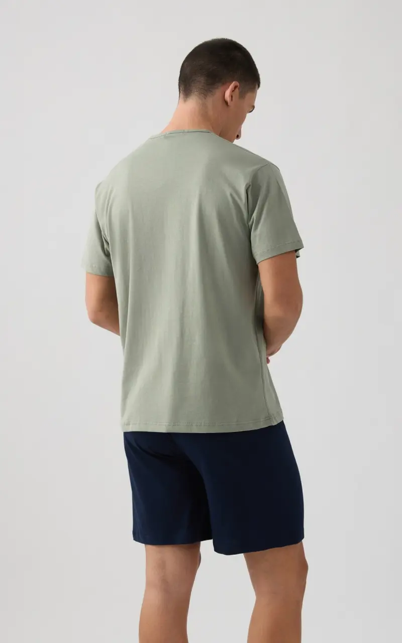 Ανδρική Πυτζάμα Καλοκαιρινή Surf Side MINERVA 7-71337-26-ΧΑΚΙ