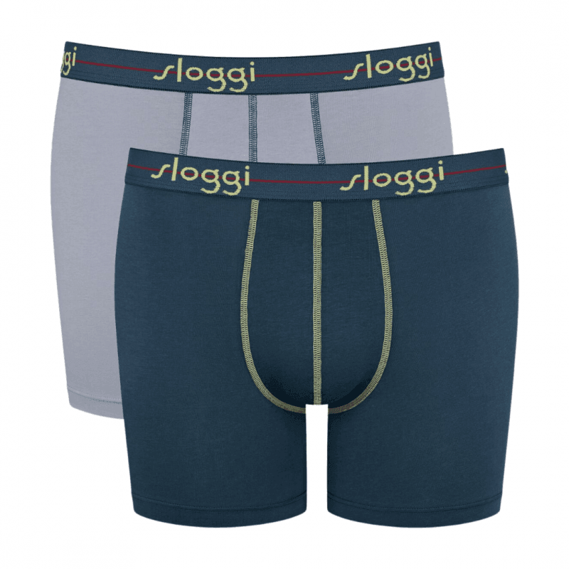 Ανδρικό Boxer Μακρύ Πόδι Σέτ 2Τμχ Men Start Short C2P SLOGGI 49-10055546-V007