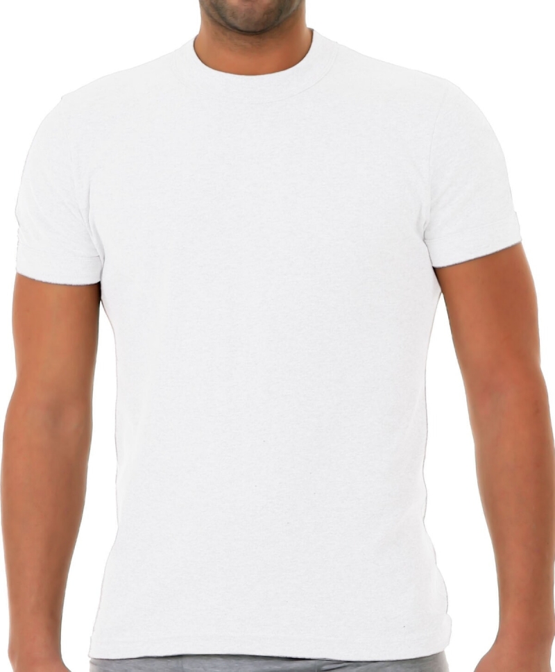 Aνδρικό Εφαρμοστό T-Shirt 100% Βαμβακερό APPLE 18-0410460