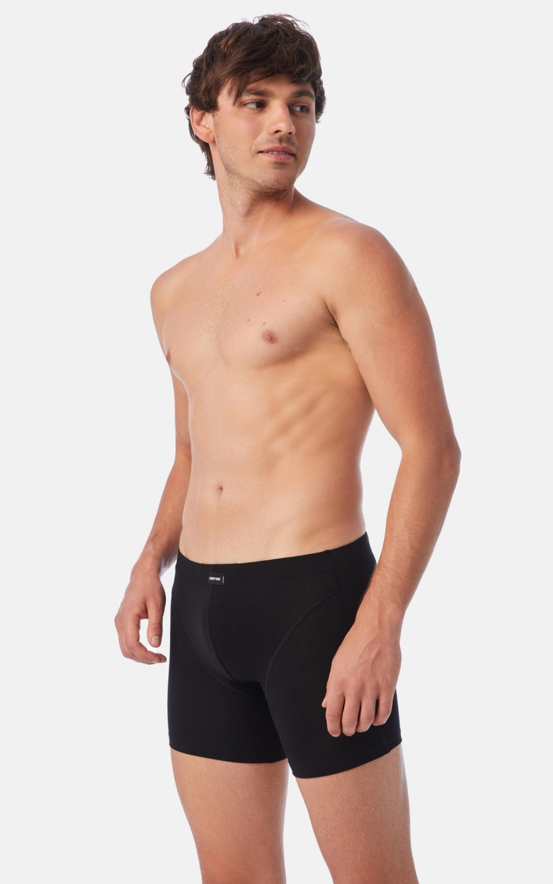 Ανδρικό Sporties Βαμβακερό Boxer Long με εσωτερικό λάστιχο 2τμχ 7-22028