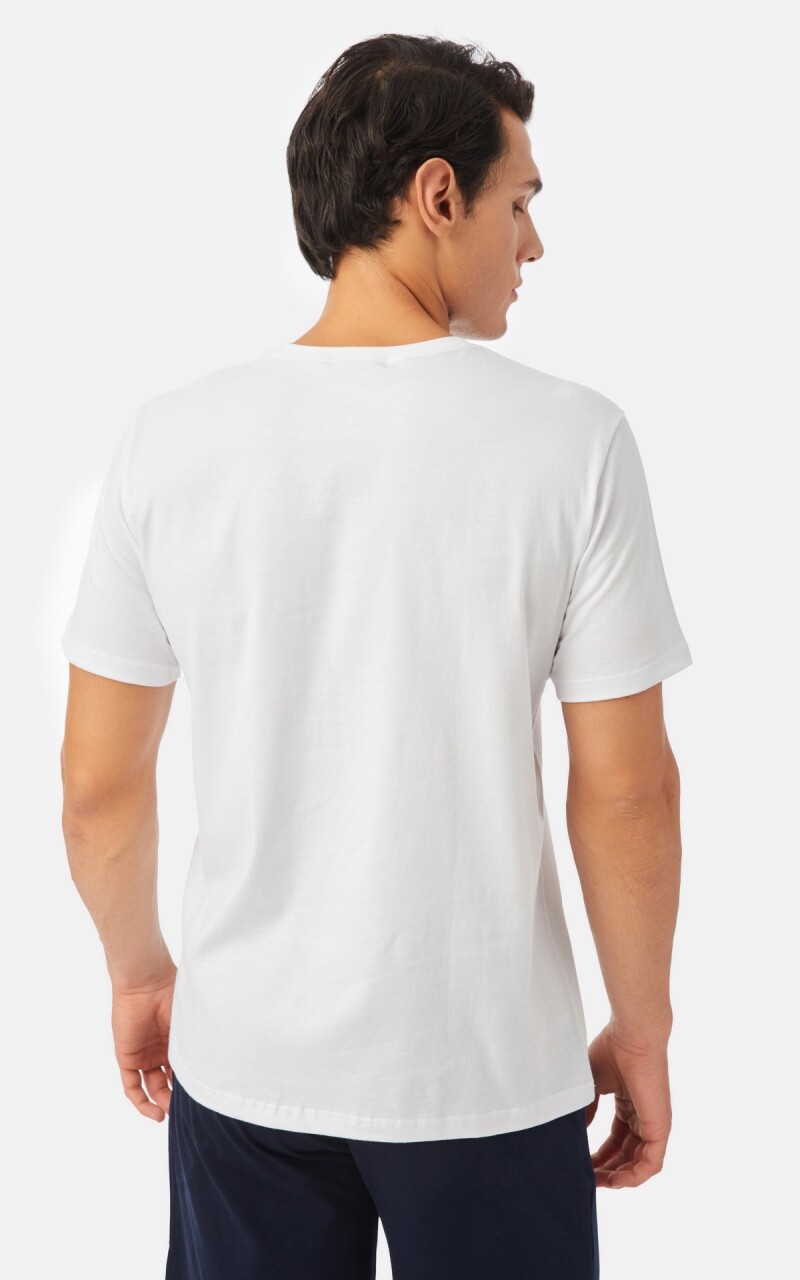 Ανδρικό T-Shirt Kλειστή Λαιμουδιά 100% Βαμβακερό MINERVA 7-19411