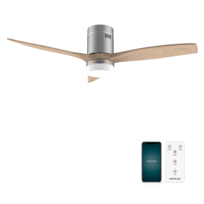 Ανεμιστήρας Οροφής Wi-Fi 2σε1 IP44 με Τηλ/ριο 40W