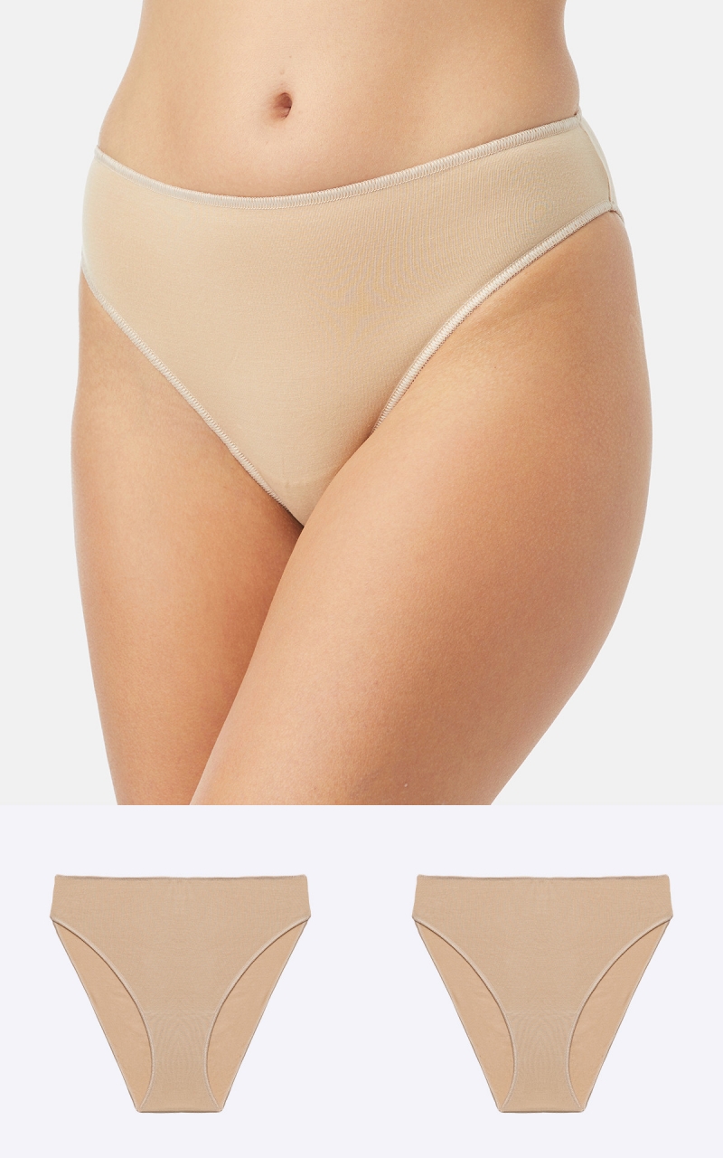 Γυναικεία Κυλοτάκια Σετ 2τμχ Fimelle TENCEL™ Modal Brazil Invisible MINERVA  7-81322