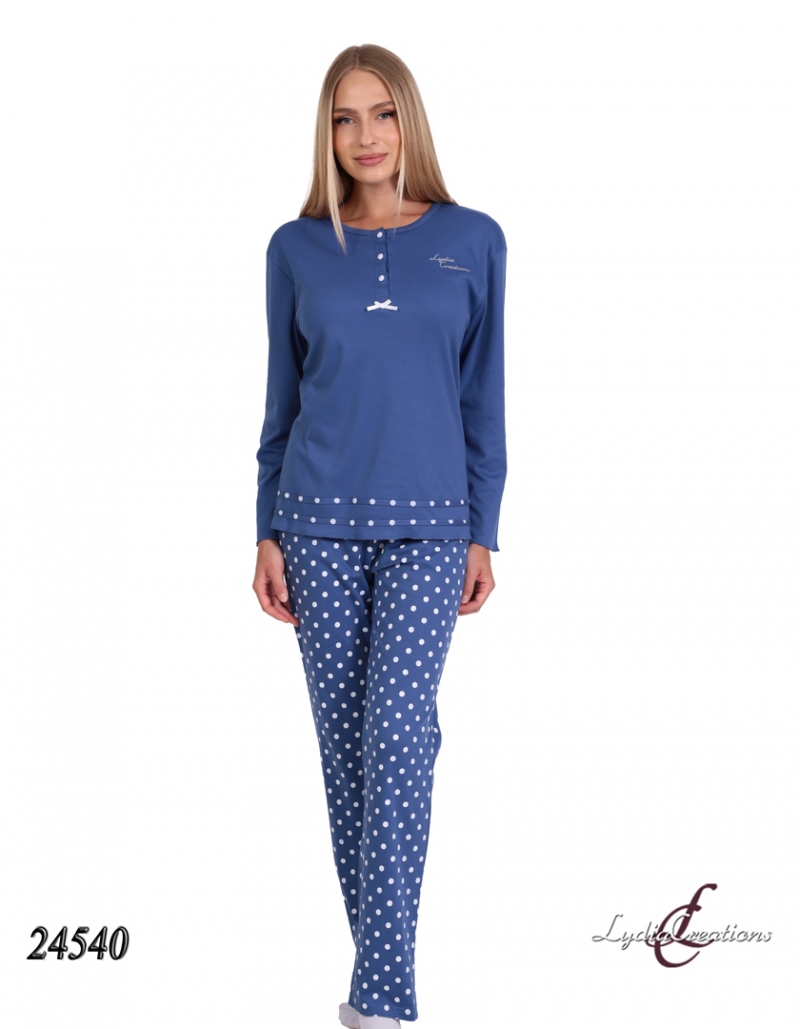Γυναικεία Πυτζάμα Χειμερινή LYDIA CREATIONS 30-24540-24