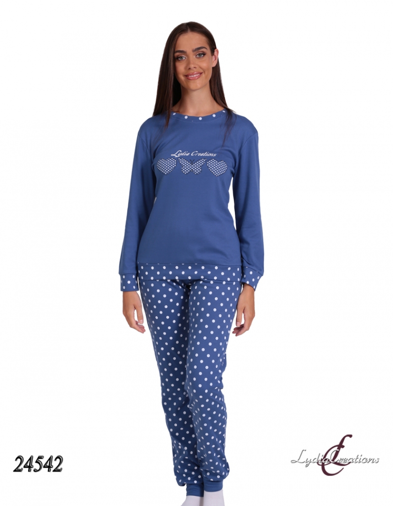 Γυναικεία Πυτζάμα Χειμερινή LYDIA CREATIONS 30-24542-24