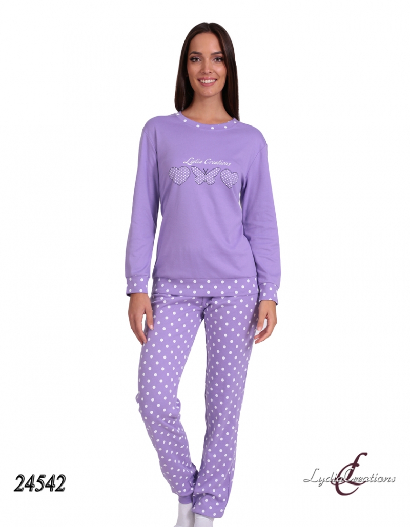 Γυναικεία Πυτζάμα Χειμερινή LYDIA CREATIONS 30-24542-24