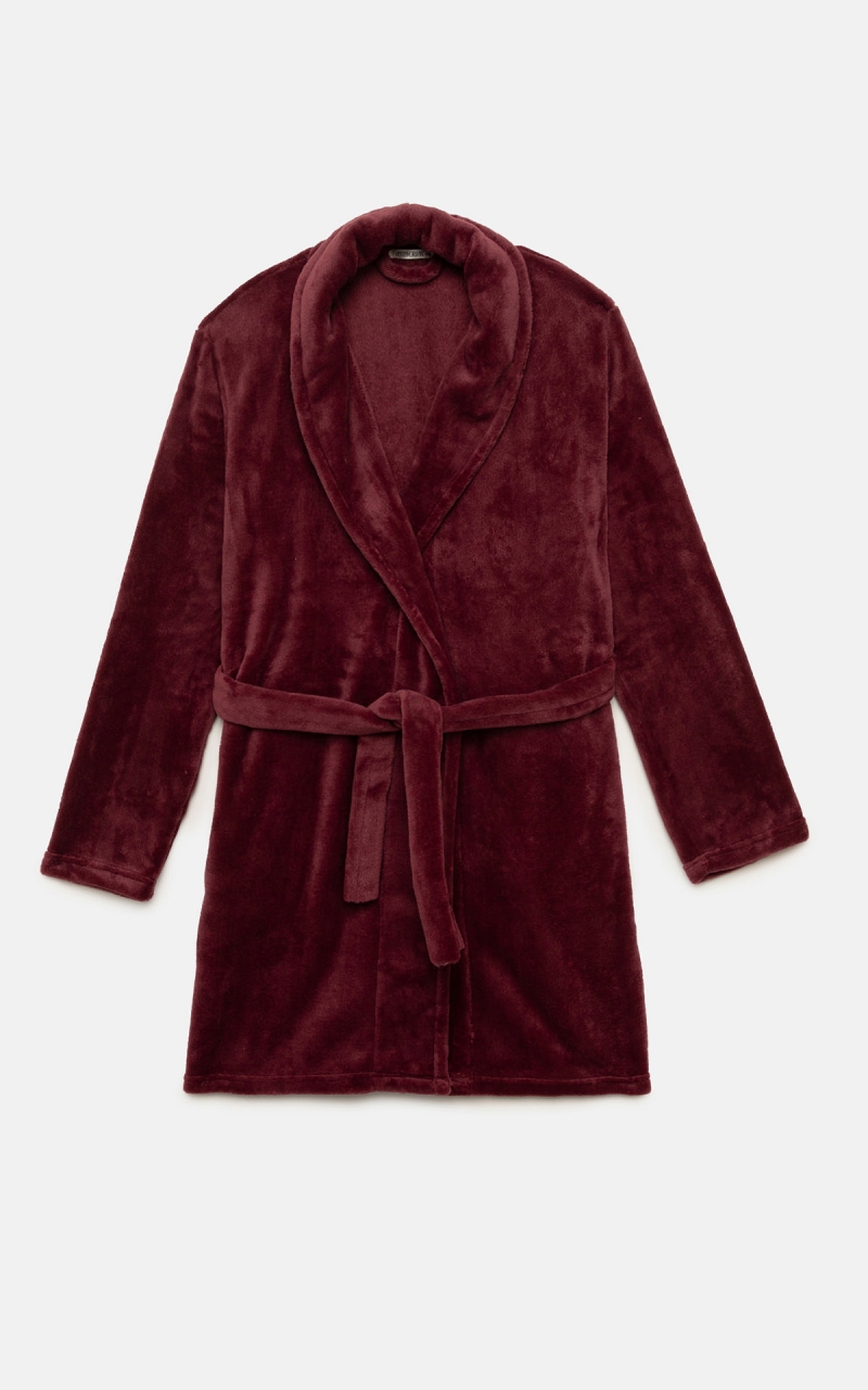 Γυναικεία Ρόμπα Μονόχρωμη Fleece Minerva 7-24-53080