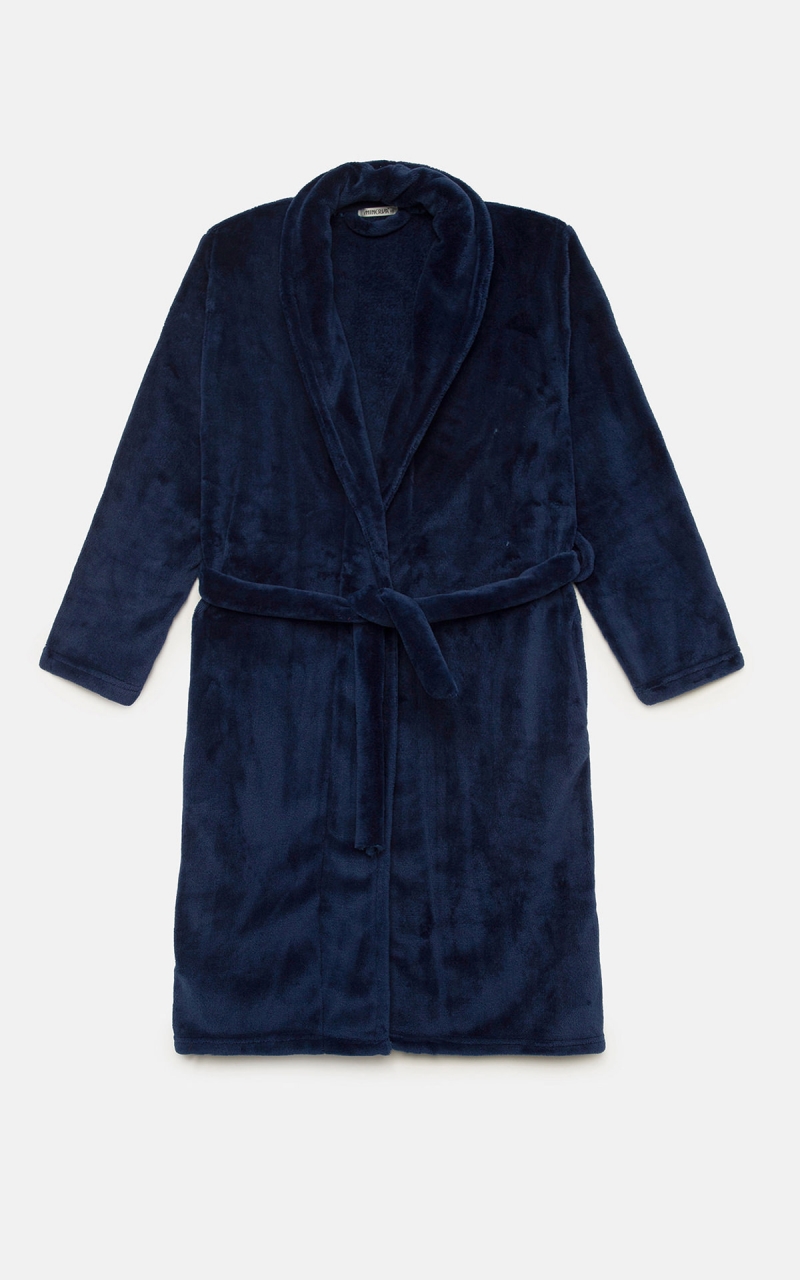 Γυναικεία Ρόμπα Μονόχρωμη Μακριά  Fleece Minerva 7-24-53081
