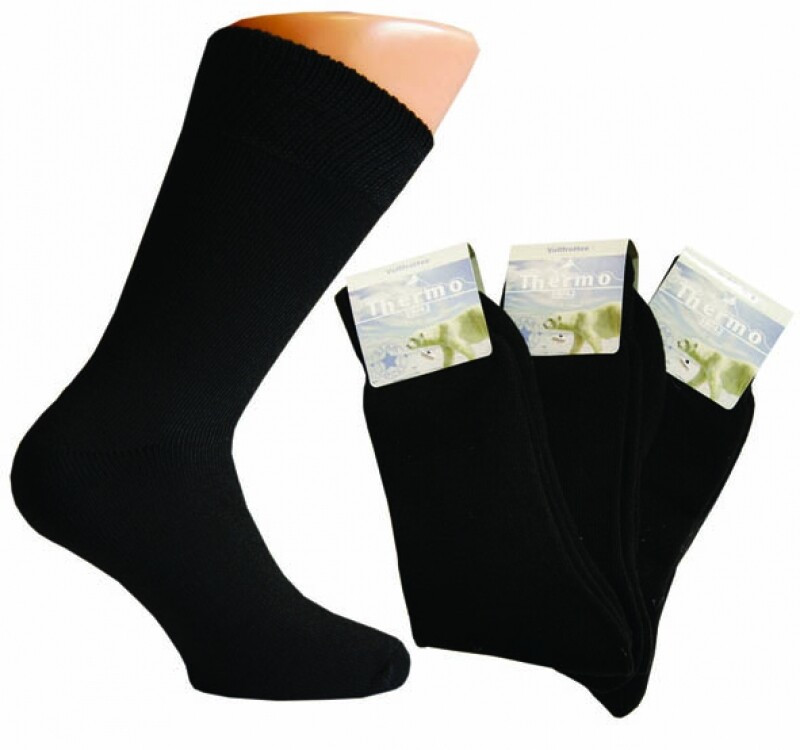 Γυναικείες-Εφηβικές Ισοθερμικές Κάλτσες Σετ 3Τμχ STAR SOCKS 17-5511 ΜΑΥΡΟ