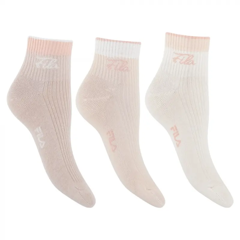 Γυναικείες Κάλτσες Quarter Socks Σετ 3τμχ FILA 63-F6831