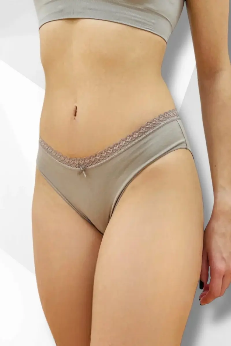 Γυναικείο Bikini Σλίπ Βαμβακερό Σέτ 3 Τμχ IDER 1-3072-1-3P