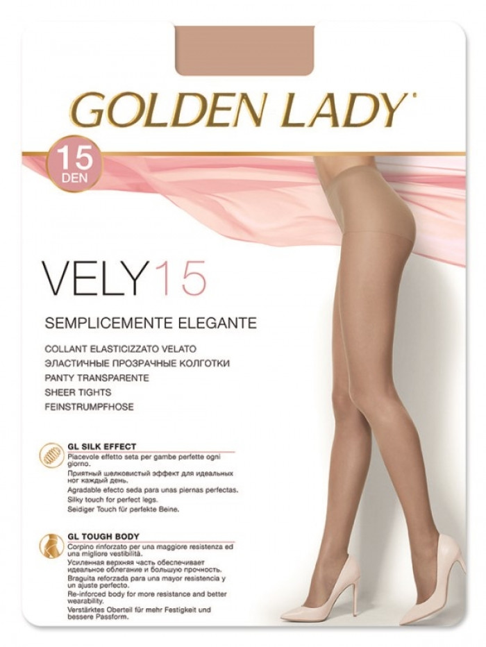 Γυναικείο Ελαστικό Καλσόν VELY 15 GOLDEN LADY 1-36IGA