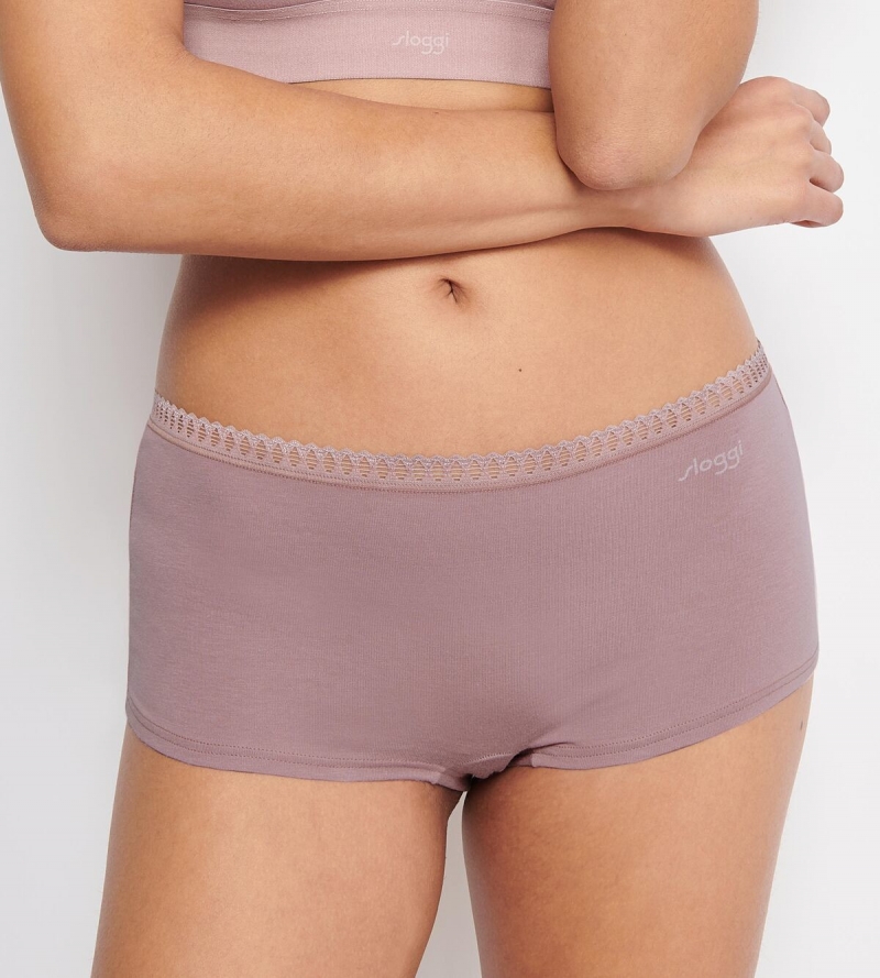 Γυναικείο Κυλοτάκι-Boxer  Σετ 3τμχ Sloggi GO Crush H Short C3P 49-10219653-V001