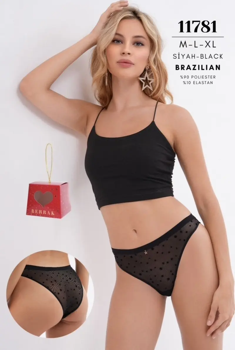 Γυναικείο Κυλοτάκι Brazilian BERRAK 79-11781