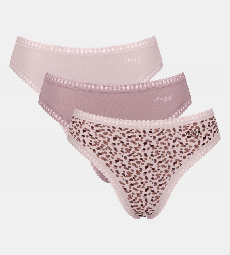 Γυναικείο Κυλοτάκι Σετ 3τμχ Sloggi GO Crush High leg C3P 49-10219663-V001