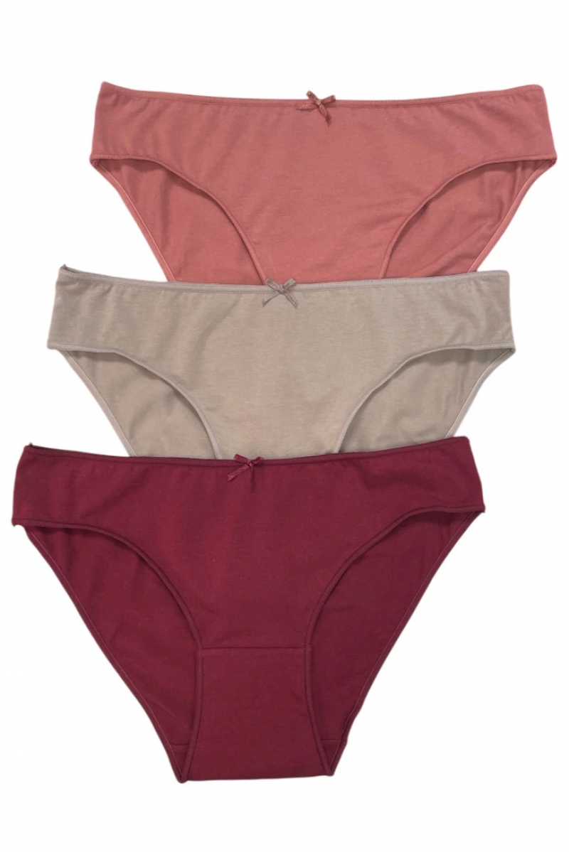 Γυναικείο Σλίπ Bikini Σέτ 3 Τμχ IDER 1-3083-3P