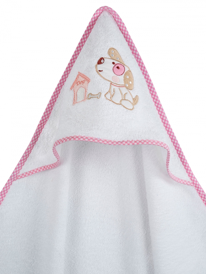 Κάπα κεντητή Dog 07 Rose 75x75