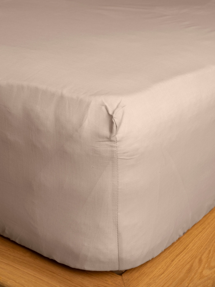 Κατωσέντονο Cotton Feelings με λάστιχο 109 Sand Ημίδιπλο (120x200+30)