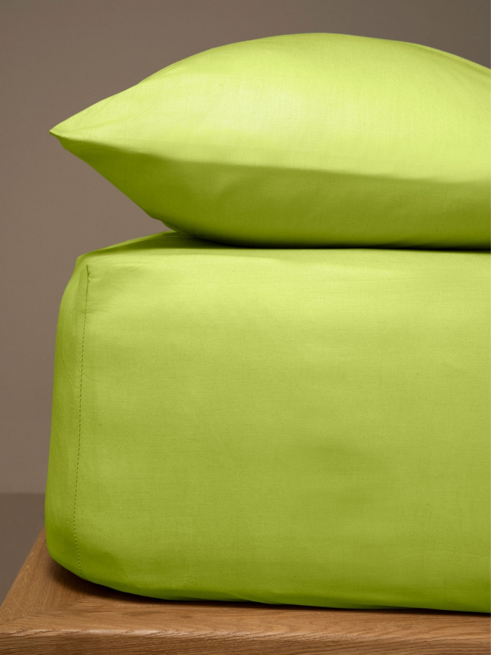 Κατωσέντονο Menta με λάστιχο 14 Green Ημίδιπλο (120x200+25)