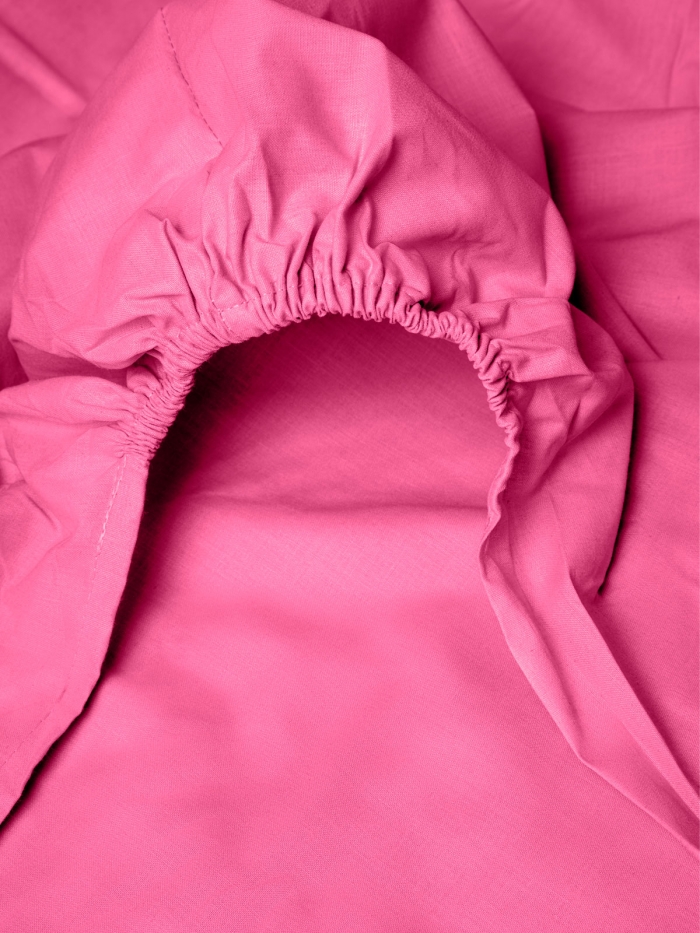 Κατωσέντονο Menta με λάστιχο 9 Fuchsia Ημίδιπλο (120x200+25)