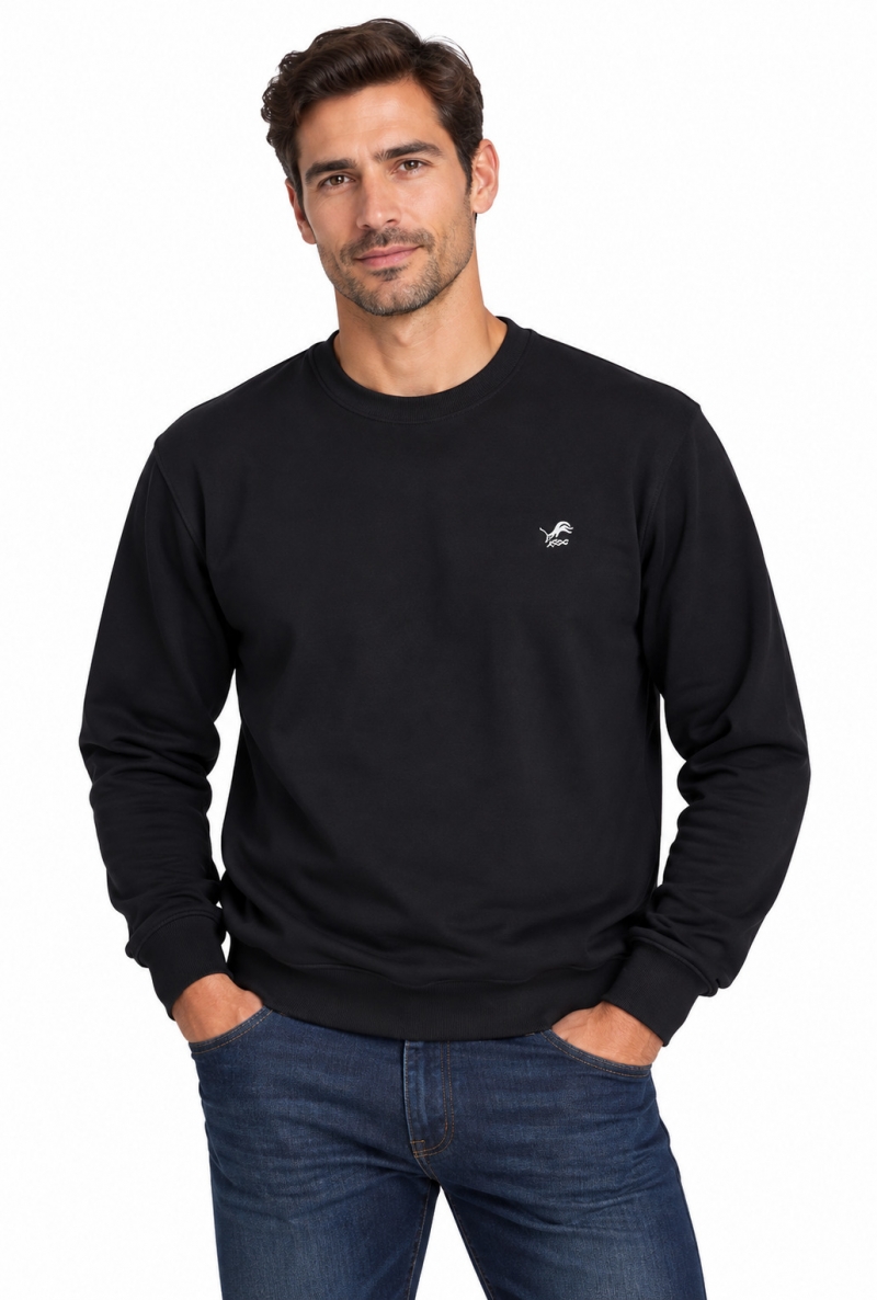 Μπλούζα Φούτερ Μονόχρωμη Βαμβακερή Unisex LION 70-1860