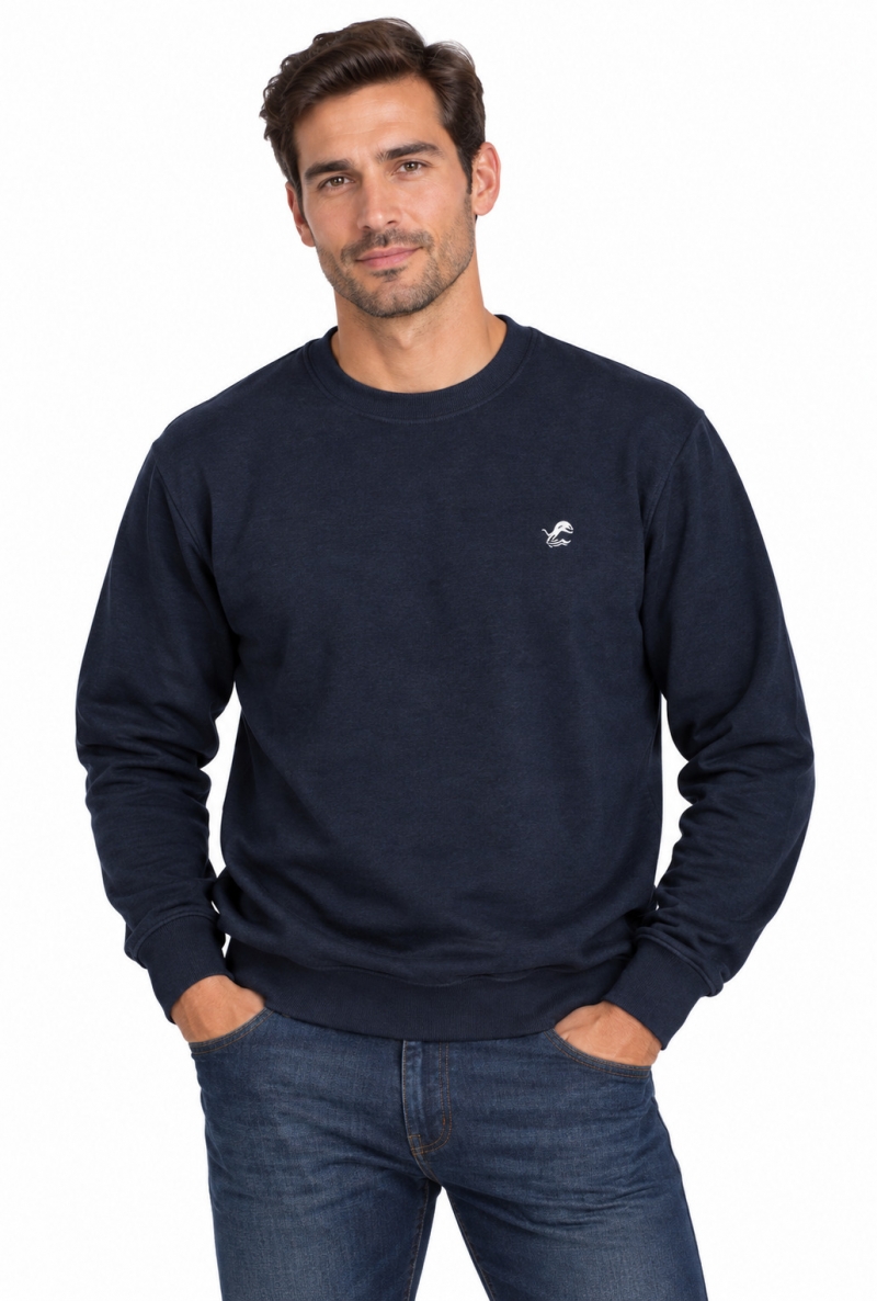 Μπλούζα Φούτερ Μονόχρωμη Βαμβακερή Unisex LION 70-1860