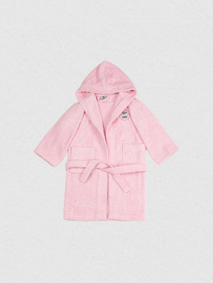 Μπουρνούζι Παιδικό Eco Pink Ηλικία 10-12