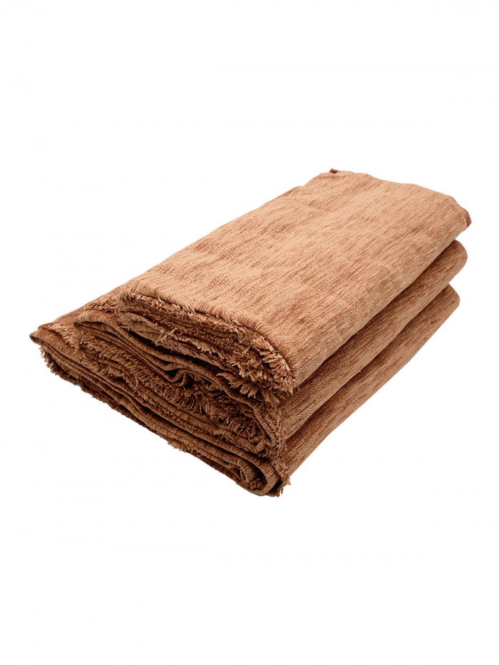 Ριχτάρι Σενίλ Brown Τριθέσιο