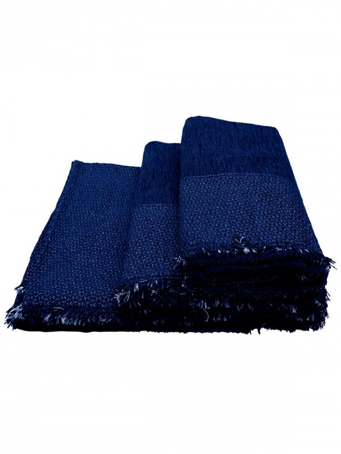 Ριχτάρι Σενίλ Frame 8 Blue Σετ 2 τεμαχίων (2θ – 3θ)