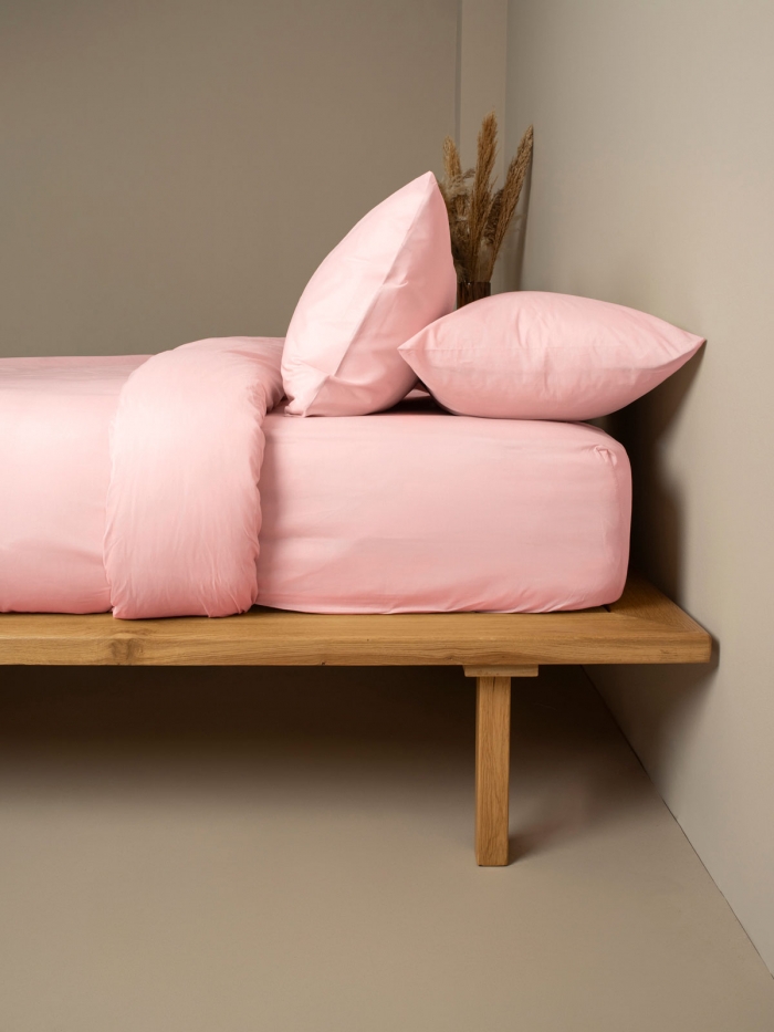 Σετ Σεντόνια Cotton Feelings 101 Powder Υπέρδιπλο με λάστιχο (170x205+30)