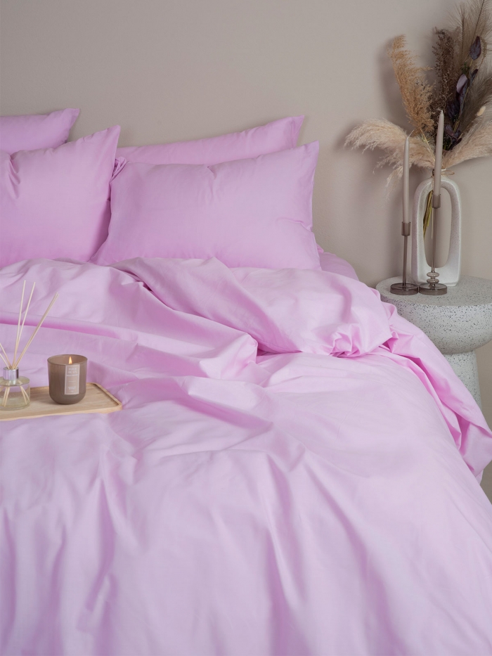Σετ Σεντόνια Cotton Feelings 102 Lila King Size (260x270)