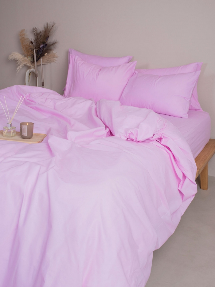 Σετ Σεντόνια Cotton Feelings 102 Lila Υπέρδιπλο (235x270)