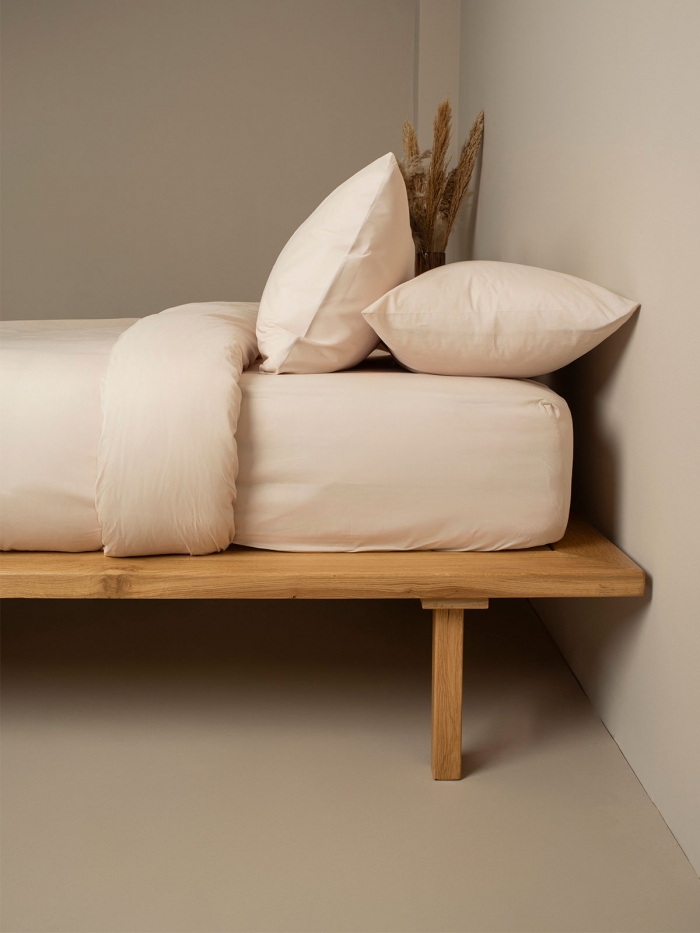 Σετ Σεντόνια Cotton Feelings 109 Sand Μονό με λάστιχο(105x205+30)