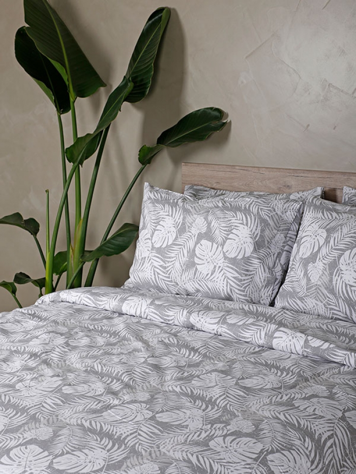 Σετ Σεντόνια Cotton Feelings 2038 Grey King Size (260x270)