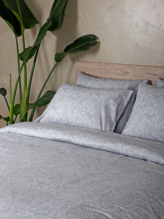 Σετ Σεντόνια Cotton Feelings 2040 Grey King Size (260x270)