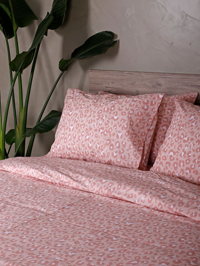 Σετ Σεντόνια Cotton Feelings 2044 Pink King Size (260x270)
