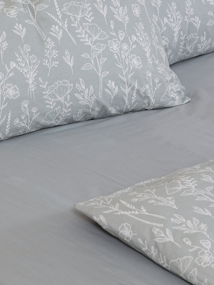 Σετ Σεντόνια Cotton Feelings 2050 Grey King Size (260x270)