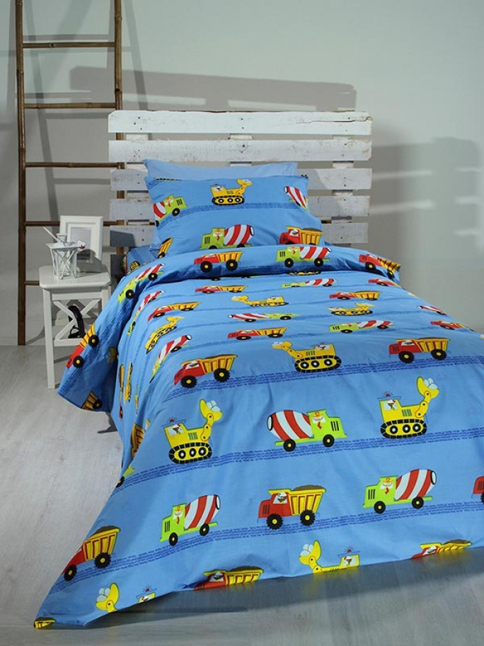 Σετ Σεντόνια Cotton Feelings 9010 Μονό με λάστιχο(105x205+30)