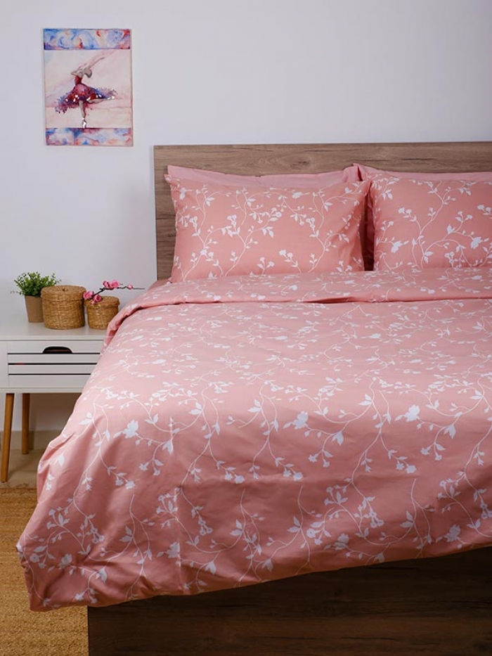 Σετ Σεντόνια Cotton Feelings 924 Pink King Size (260x270)