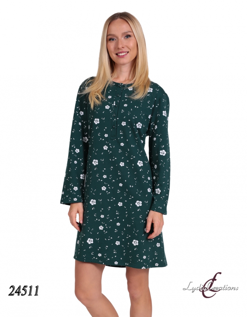 Γυναικείο Χειμερινό Νυχτικό Φούτερ LYDIA CREATIONS 30-24-24511
