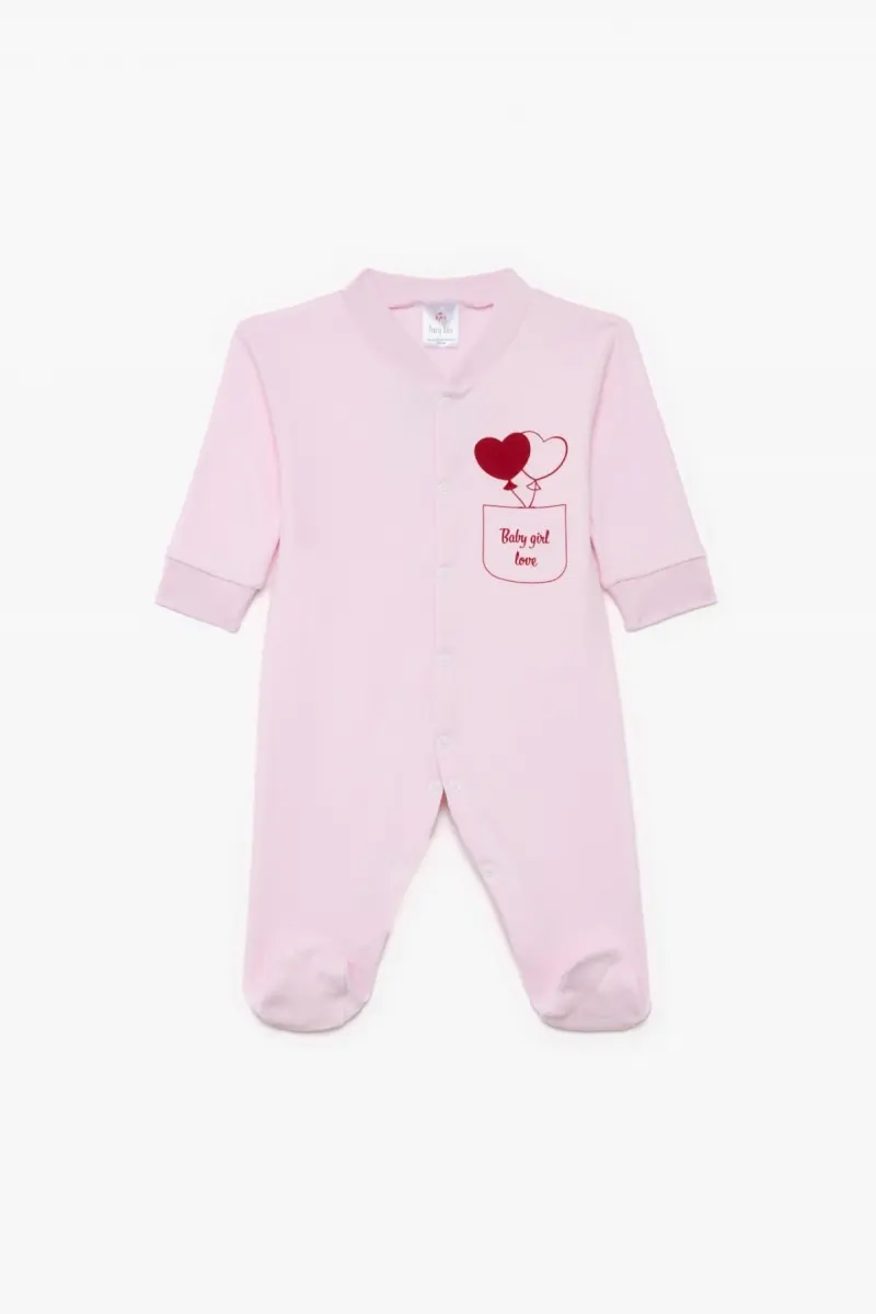 Βρεφικό Φορμάκι Μακρύ Μανίκι 100% Βαμβακερό PRETTY BABY 14-31503-25