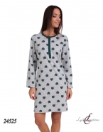 Γυναικείο Χειμερινό Νυχτικό Φούτερ LYDIA CREATIONS 30-24-24525