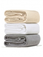 Κουβέρτα πικέ cotton Dark Grey King Size (240x260)