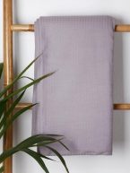 Κουβέρτα πικέ cotton Dark Grey King Size (240x260)