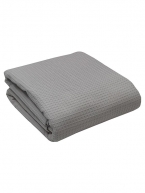 Κουβέρτα πικέ cotton Dark Grey King Size (240x260)