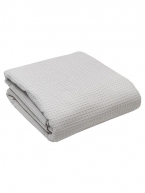 Κουβέρτα πικέ cotton Light Grey King Size (240x260)